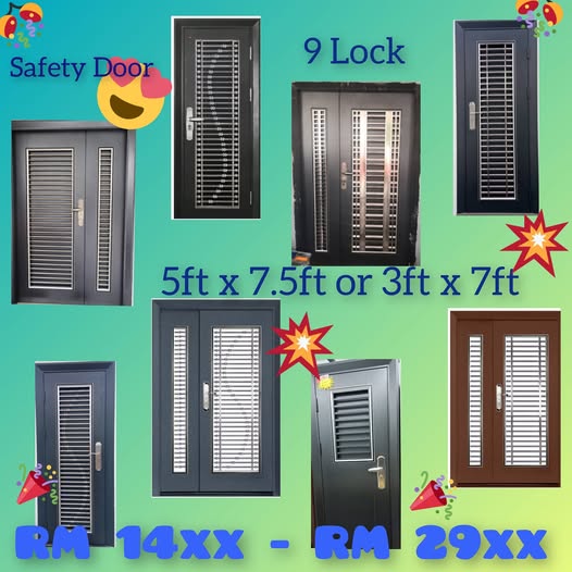 2026 Cost Saving Security Door and Safety Door in Johor Bahru (JB), Malaysia